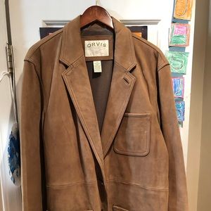 Men’s Leather jacket by Orvis